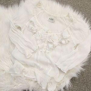 Abercrombie Kids - Small Sheer Ruffle Top